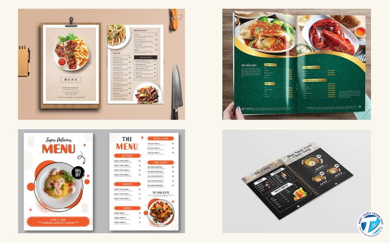 Tham khảo một số mẫu in menu nhựa 